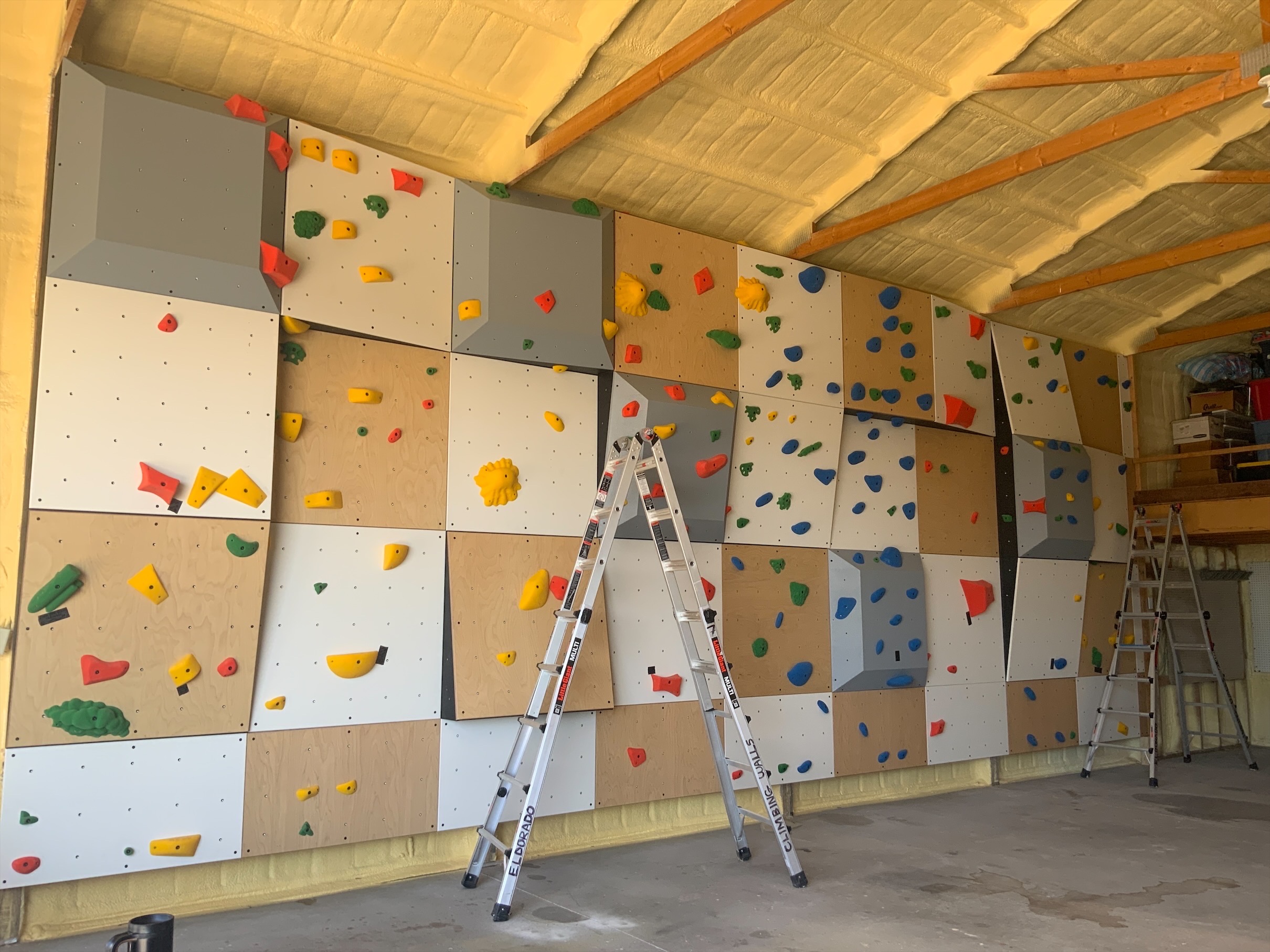 Residential climbing wall concept